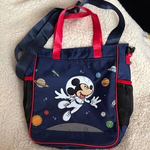 Disney Blue and Red Mickey Mouse Space Adventure Bag